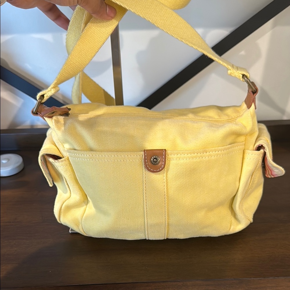 Fossil Yellow Crossbody Bag Casual Style - Picture 7 of 14